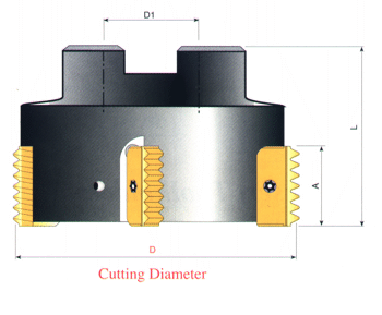 Fresa p/ Rosca Suporte Multi Insertos